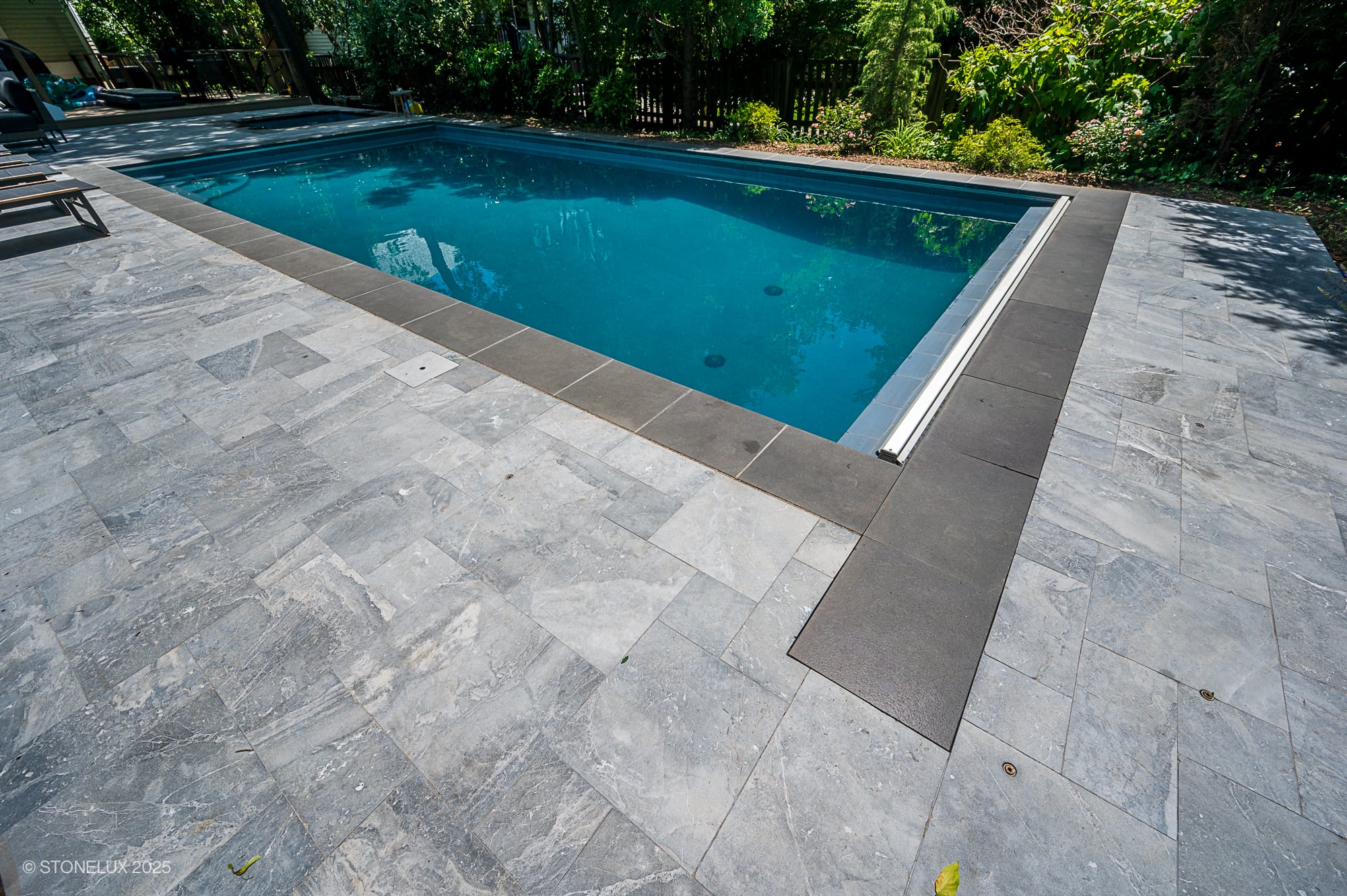 Black Basalt 24x72x2 2IN Eased Edge Tread | STONELUX